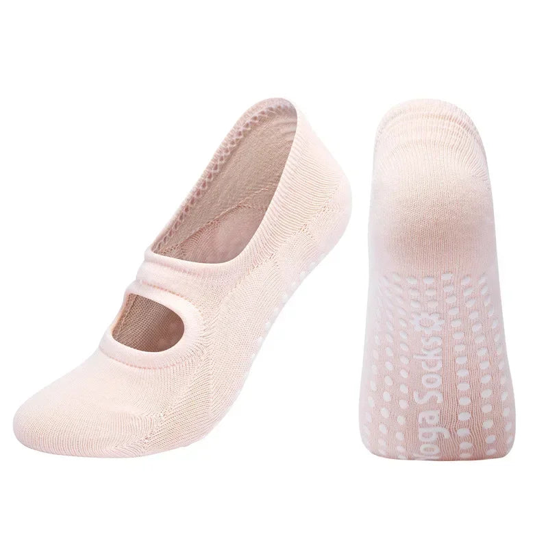 Sol & Core The Classic Collection — Non-Slip Mary Jane Grip Socks