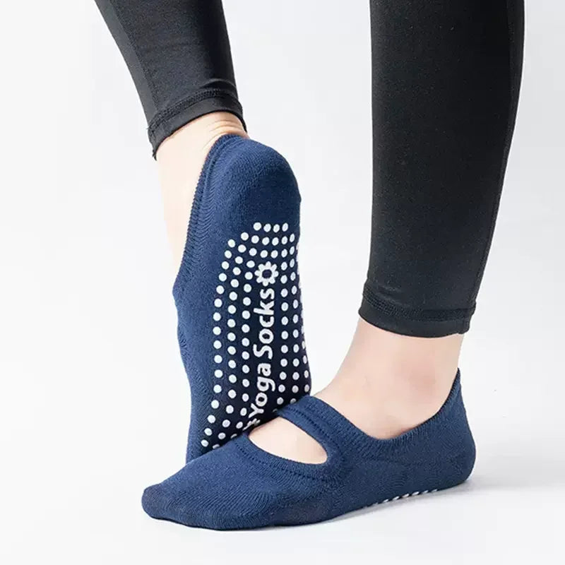 Sol & Core The Classic Collection — Non-Slip Mary Jane Grip Socks