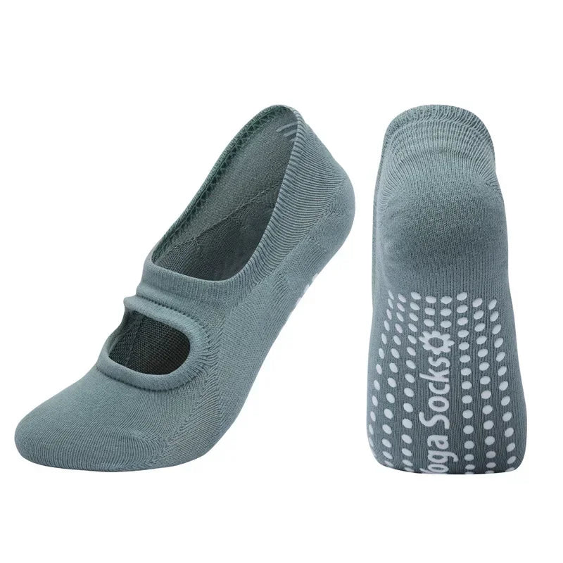 Sol & Core The Classic Collection — Non-Slip Mary Jane Grip Socks