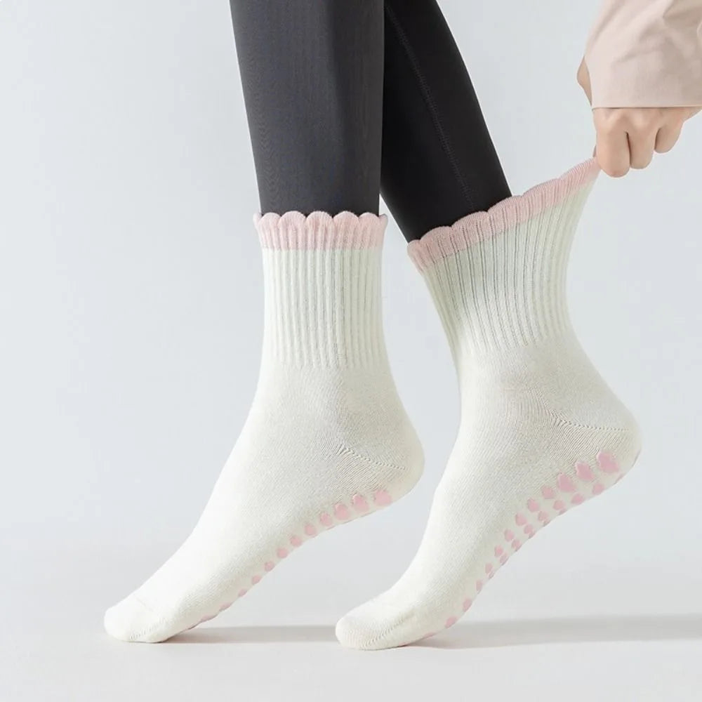 Sol & Core The Stripe Edit — Non-Slip Cotton Grip Socks