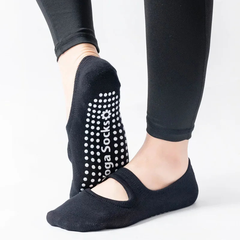 Sol & Core The Classic Collection — Non-Slip Mary Jane Grip Socks