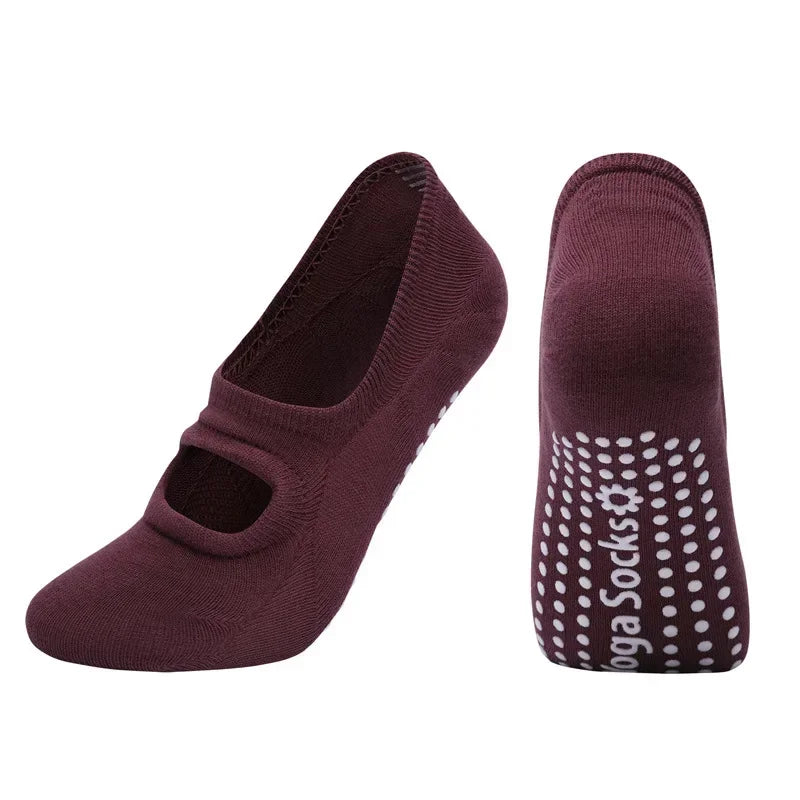 Sol & Core The Classic Collection — Non-Slip Mary Jane Grip Socks